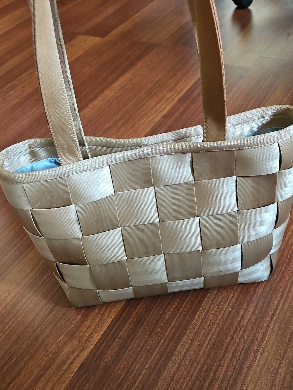 Harvey's Seatbelt Large Tote Bag In Caramel Brown Older Version EUC